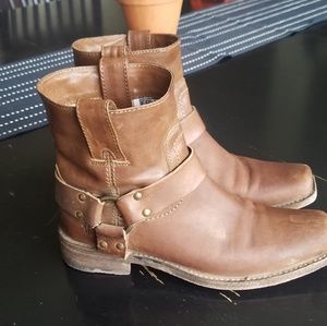 Frye short harness boots